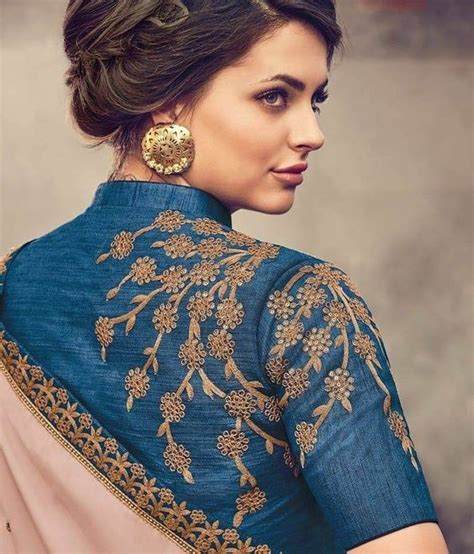 25 Latest Blouse Embroidery Designs Images Download Buy Lehenga