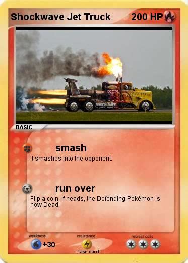 Pokémon Shockwave Jet Truck Smash My Pokemon Card