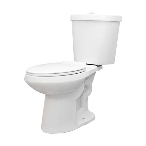 Glacier Bay 2 Piece Gpf High Efficiency Dual Flush Elongated Toilet In