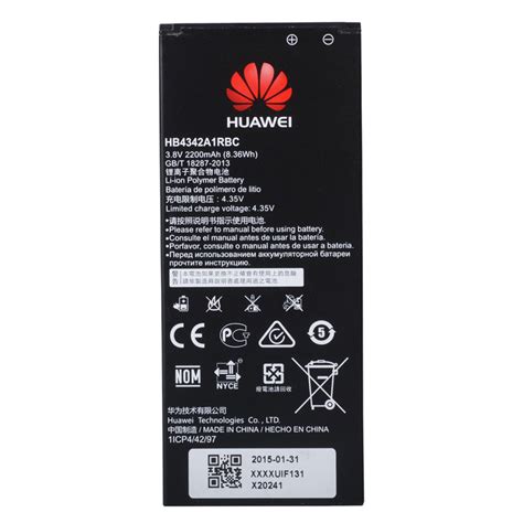 Γνήσια Original Huawei Y6 Honor 4a Y5 Ii Y6 Ii Hb4342a1rbc Battery