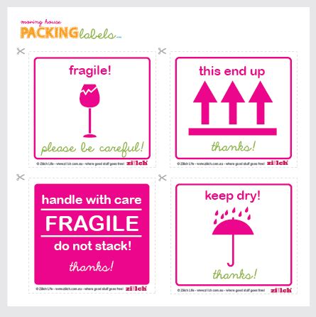 moving house free packing box labels
