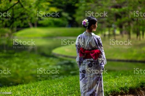 Traditional Japanese Yukata Kimono Stock Photo Download Image Now