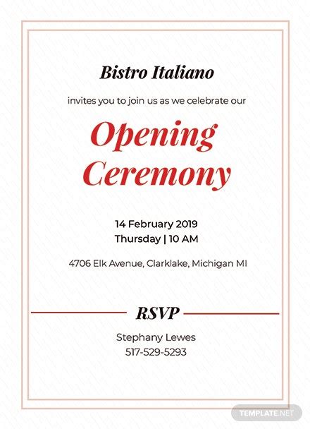 Numerous hard inquiries in a short period of time look bad on your credit report because they give the impression that you are looking to do a lot of borrowing in a short. Opening Ceremony Invitation Card Template: Download 344+ Invitations in Illustrator, PSD, Word ...