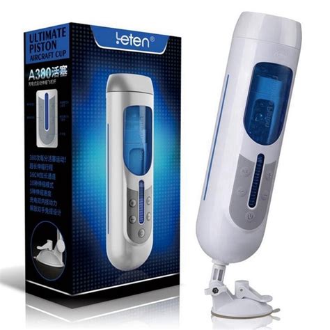 A380 Automatic Male Masturbating Cup Usb Rechargeable Male Hands Free Massager Telescopic