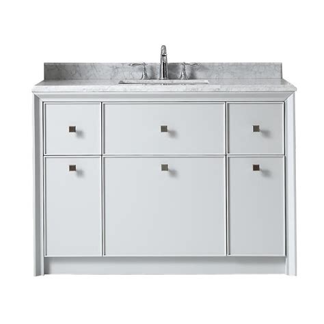 Martha's new line of vanities will flawlessly upgrade your space in need of a bathroom refresh? Parrish 48 in. W x 22 in. D Bath Vanity in Dove Grey with ...