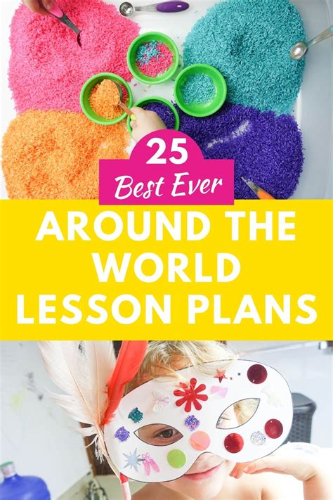 All Around The World Preschool Theme Lesson Plans Life Over Cs