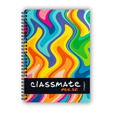 Classmate Pulse Single Line 5 Subject Notebook 297mm X 210mm 60 Gsm