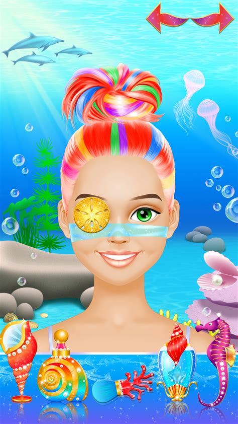 Magic Mermaid Spa Makeup And Dress Up Game For Girls Appstore For Android
