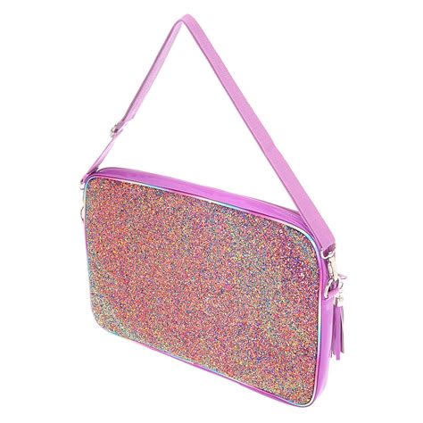 Cake Glitter Laptop Carrying Case Purple Claires Us