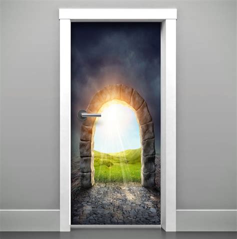 Doorpix Majestic Heavenly Entrance Glossy 3d Door Mural Etsy