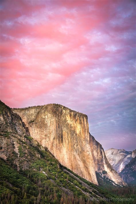 Pink Sky At Night Photographers Delight Yosemite National Park