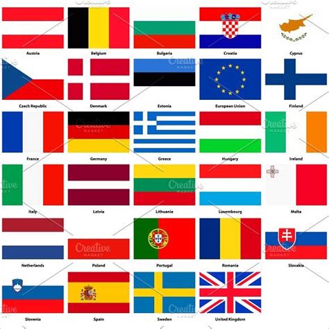 Lista 98 Foto Banderas De Los Paises De La Union Europea Para Imprimir