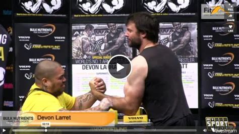 Video Devon Larratt Armwrestling Challenge │ Fitx 2014 Melbourne