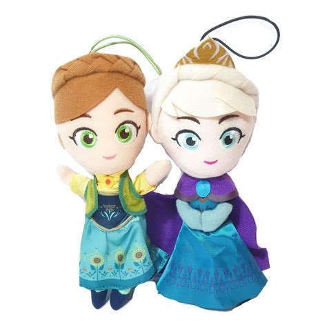 Disney Princess Frozen Anna And Elsa Coronation Outfit Plush T Set