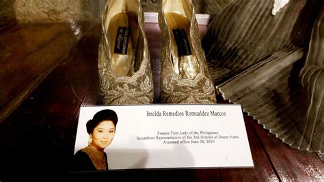 Some Of Former First Lady Imelda Marcos Shoes Collection Displayed