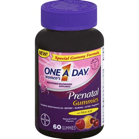 One A Day Prenatal Multivitamin Gummies 60 Count Health And Personal