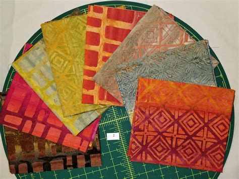 8 Batik Fat Quarters Batiks From Timeless Treasures Tonga Etsy