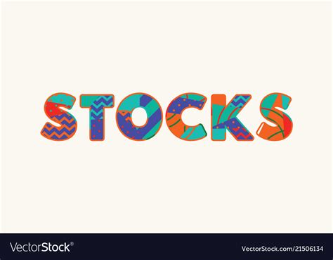 Stocks Concept Word Art Royalty Free Vector Image