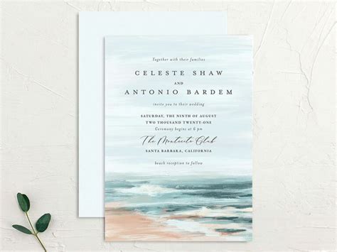 20 Best Beach Wedding Invitations to Shop for Right Now