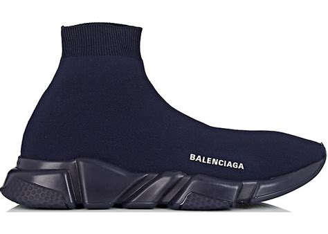 Balenciaga speed trainer black white (2018). Balenciaga Speed Trainer Navy - 530353-W05G0-4102