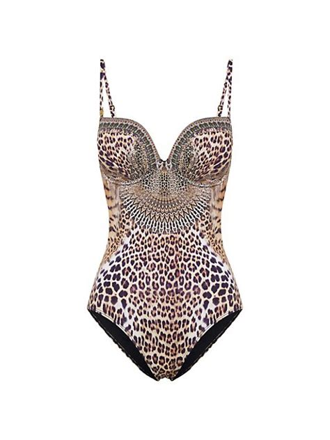 Shop Camilla Moulded Plunge One Piece Swimsuit Saks Fifth Avenue