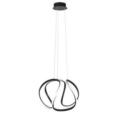 Hanging Lamp Kyra Black Led Light Collection