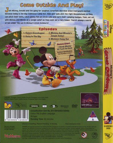 Mickey Mouse Clubhouse Mickey S Great Outdoors DVD DVD Buy Online In South Africa From