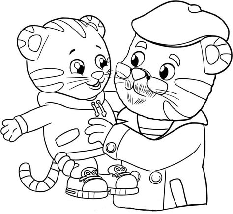 Daniel tiger coloring pages is very popular american & canadian television series produced by fred rogers, debuted about 7yr on sept 3, 2012 on pbs kids. 12 Free Printable Daniel Tiger's Neighborhood Coloring Pages