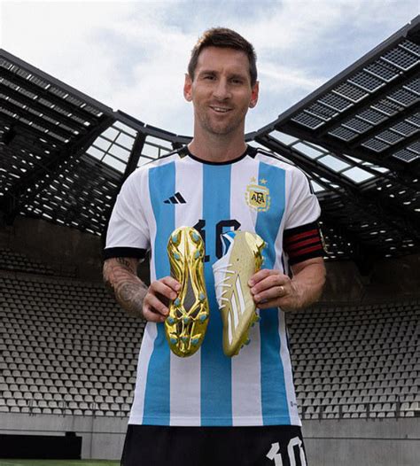 World Cup 2022 Messi Plays Against His Younger Self In Latest Adidas
