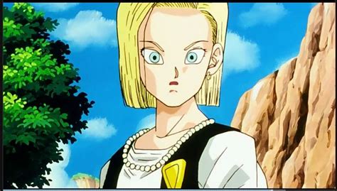 Dragon Ball Z Cell Saga Android 18 Shocked To See Krillin Dragon Ball Art Dragon Ball Artwork