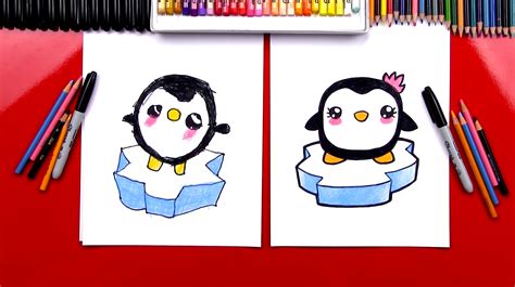 Https://wstravely.com/draw/art For Kids Hub How To Draw A Cartoon Penguin