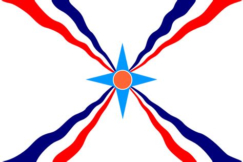 Flag Art Flag Of The Assyrian People Cliparts Co