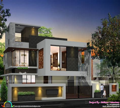 Flooring front elevation designs single floor small house architecture kerala home design. Single floor turning to a double floor home | Contemporary ...