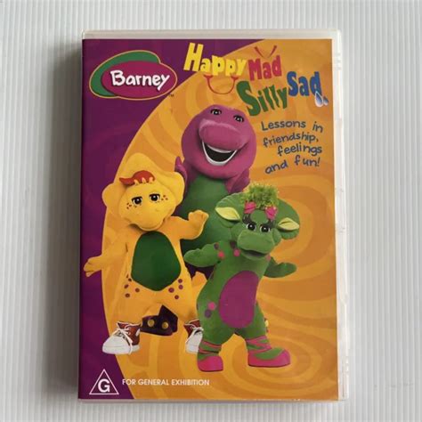 Barney Happy Mad Silly Sad Dvd Region 4 Fast Postage 653
