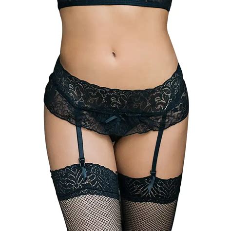 Comeondear Jarretelles Sexy Plus Size 6xl Lace Garter Underwear