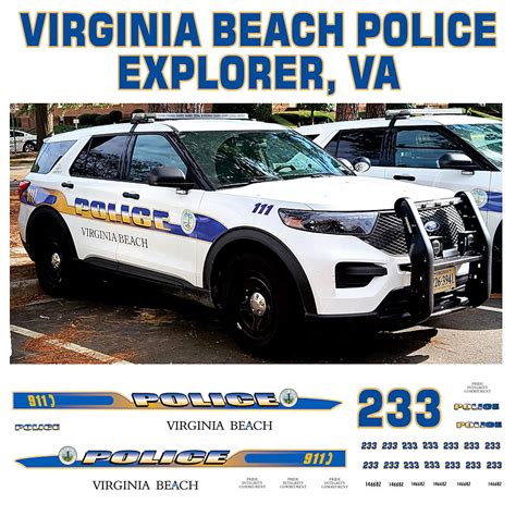 Virginia Beach Police Virginia Va Explorer Bilbozodecals