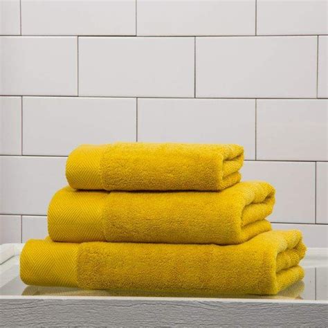 Diamond Bordo Washcloth Yellow Bath Towels Towel Yellow Towels