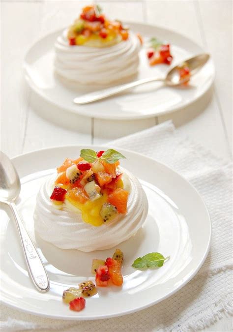 So although i cannot have the kitchen ability nor the money to afford to eat anything but chicken and pasta, i have been reading your blog on and off for a few years. Meringue Nests with Lemon Curd Mousse | Recipe | Desserts ...