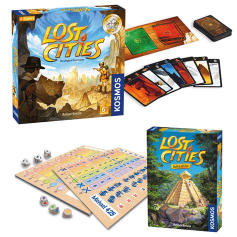 Lost Cities 2 Pack Lost Cities Card Game With 6th Expedition L