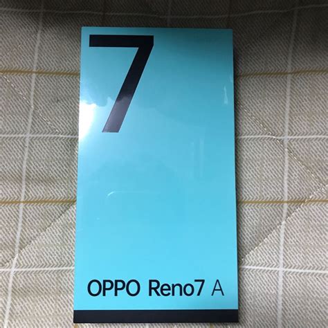 新品未開封simフリー Oppo Reno7 A ドリームブルー｜paypayフリマ