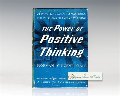 Power Of Positive Thinking Norman Vincent Peale First Edition Signed