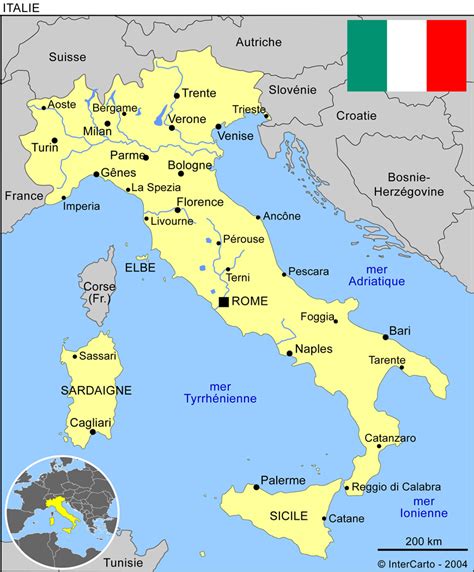 Carte Touristique Italie Voyage Carte Plan
