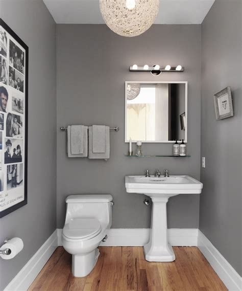 It instantly bounces light around the room and gives it life. 5+ Gray Bathroom Ideas 2019 Inspiration for your Home | Bathroom wall colors, Small bathroom ...