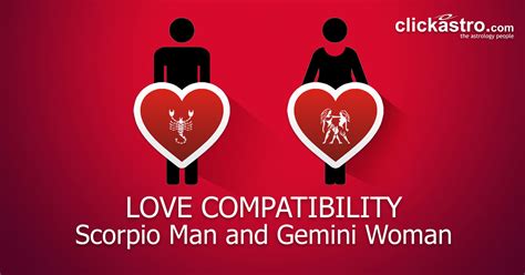 Scorpio Man And Gemini Woman Love Compatibility From
