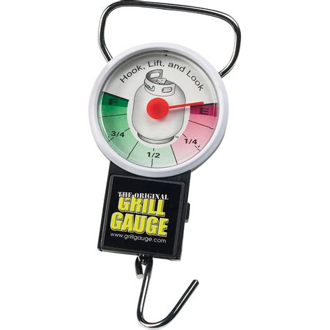 You can perform some simple math to determine how much gas is in your propane tank. Product: Grill Gauge Propane Measuring Device, Model# GG1100
