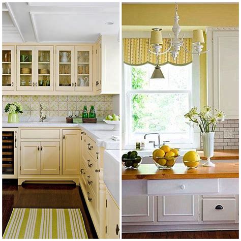 20 Yellow Kitchen Walls With White Cabinets Decoomo