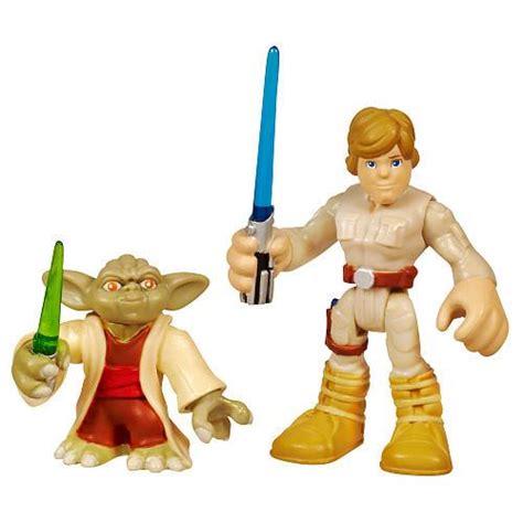 Playskool Heroes Star Wars Jedi Force 2 Pack Yoda And Luke Skywalker