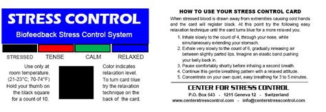 We did not find results for: Stress Control Cards | Center for Stress Control