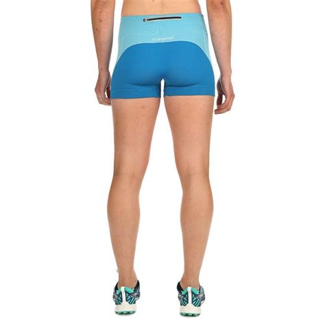Podium Tight Short W Pacific Blue Womans La Sportiva Shorts Active Adventurous