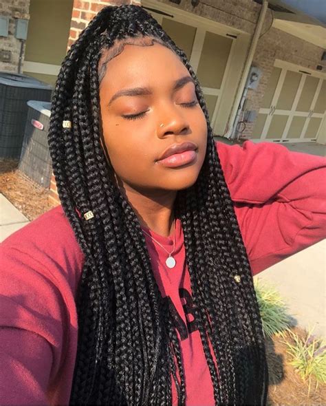 In the iconic movie, jackson sports one of the ultimate '90s hairstyles: Protective hairstyles, box braids | Box braids styling ...